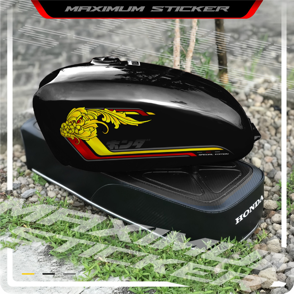 STRIPING CB 100 TRANSPARAN - STRIPING TRANSPARAN - STRIPING CB 100 BATIK SIMPLE