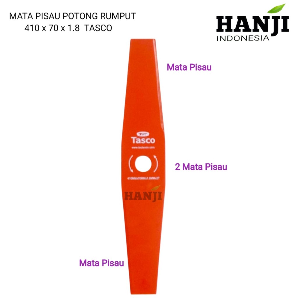 Pisau mesin potong rumput T.A.S.C.O Pisau potong rumput panjang