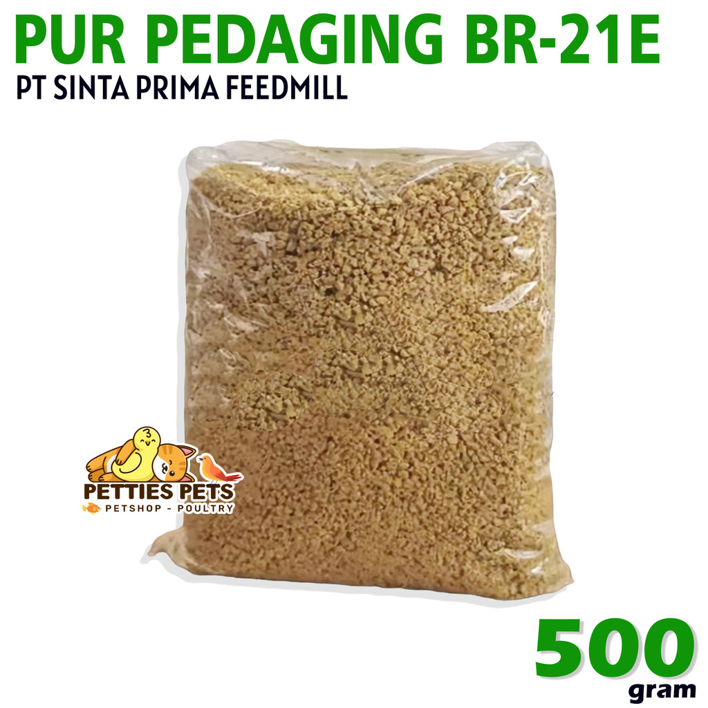 PTS Pakan Ayam Pur BR21E / BR-21E || Pur Ayam Pedaging Repack 500 gram