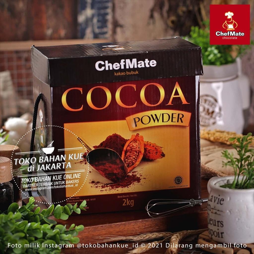 

Chefmate Pure Cocoa Powder 1kg Cokelat Bubuk Coklat Murni Purecocoa