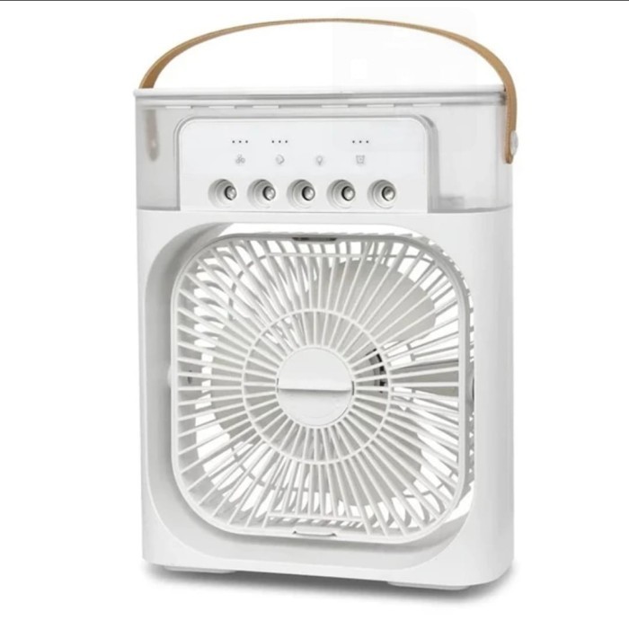 Ac Mini Portable Untuk Kamar Super Dingin Kipas Angin Kabut Humidifier - Putih