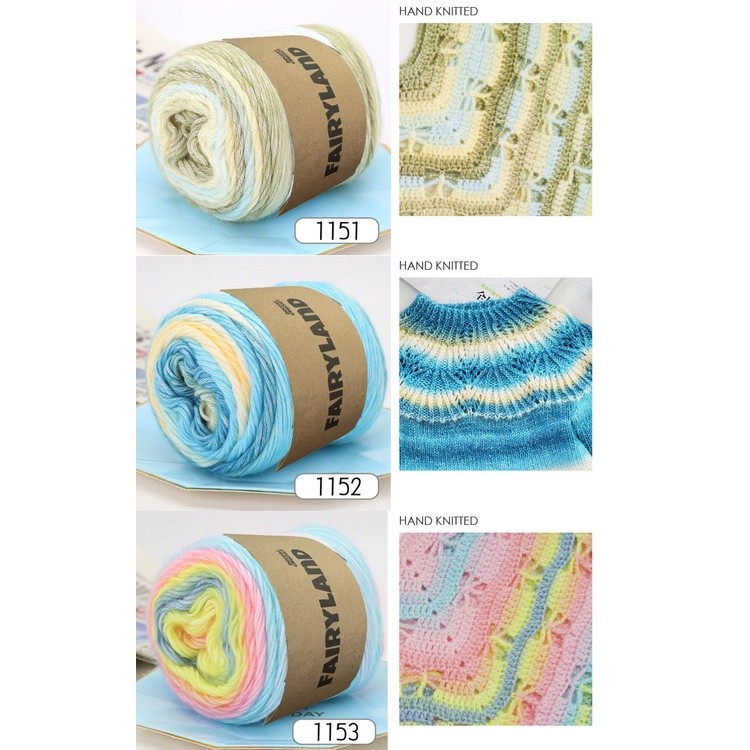 ARDHIANTOSHOP Benang Rajut Katun Sembur Fairyland