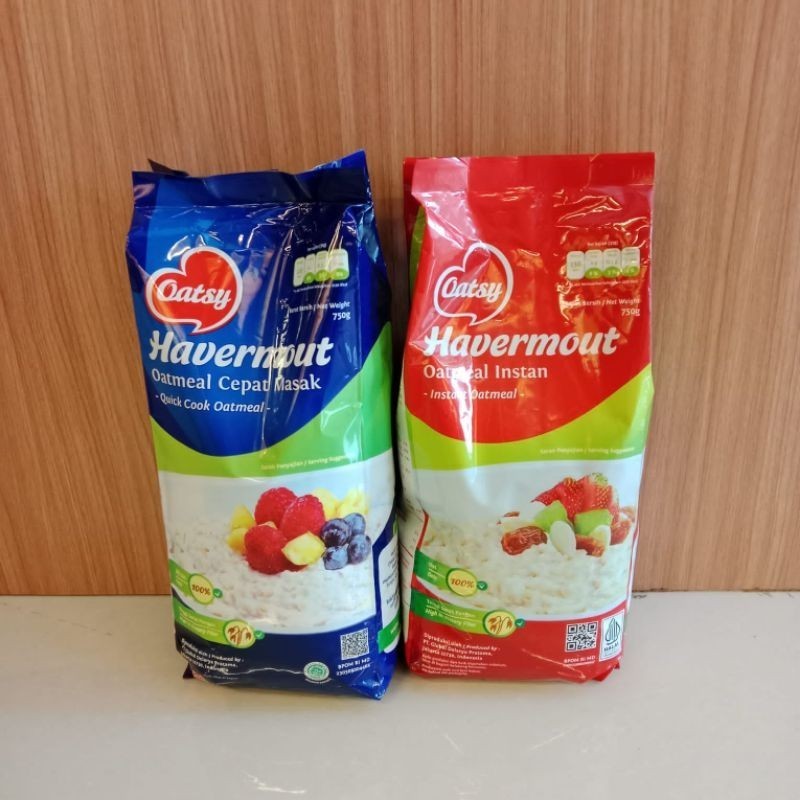 

Oatsy Havermout instan & Cepat Masak 200 Gram