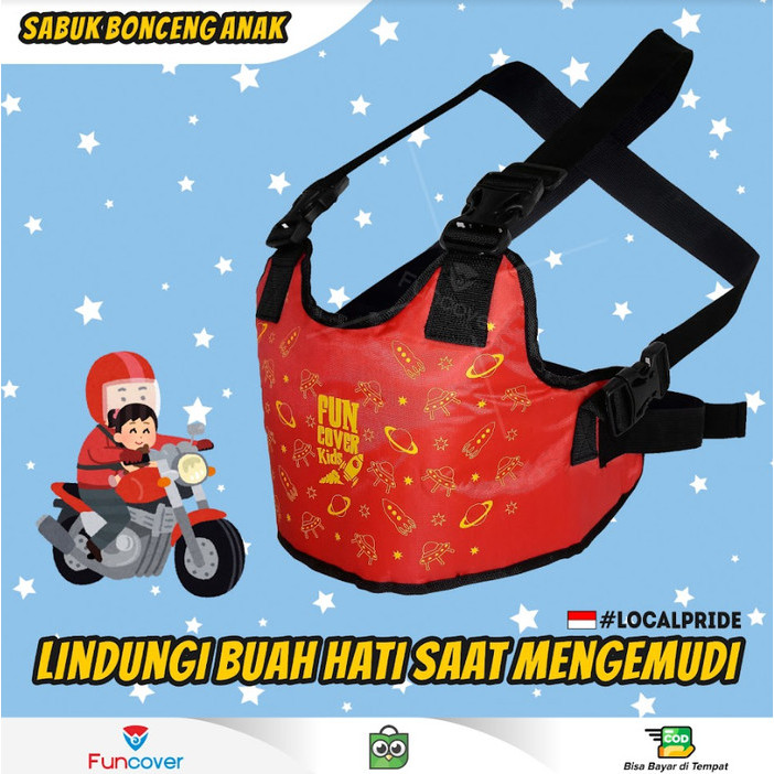 Sabuk Bonceng Gonceng Anak / Barang Motor Funcover bkn APRO Mantroll