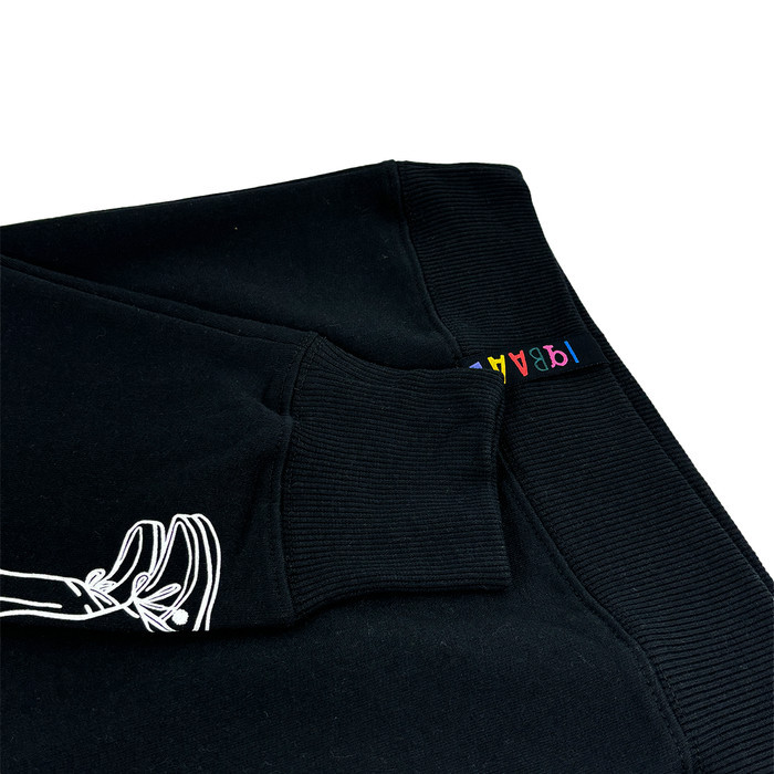 Vindes Store - Sweter - IQBAAL S2 - Profil Iqbaal Crewneck Light Black - XL