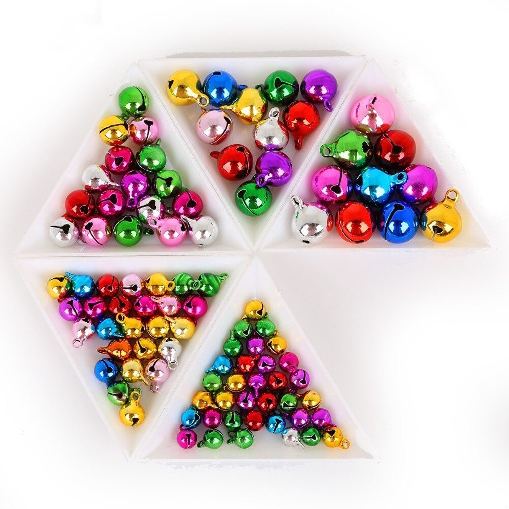 TrendyStuff.id  Lonceng kuningan Kerincingan Kelintingan Warna Warni 10mm R778