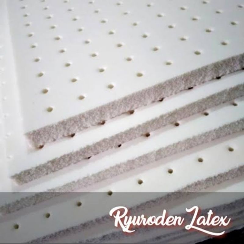 PUJEGANSHOP Kasur Latex Topper 180 x 200 x 2.5 cm