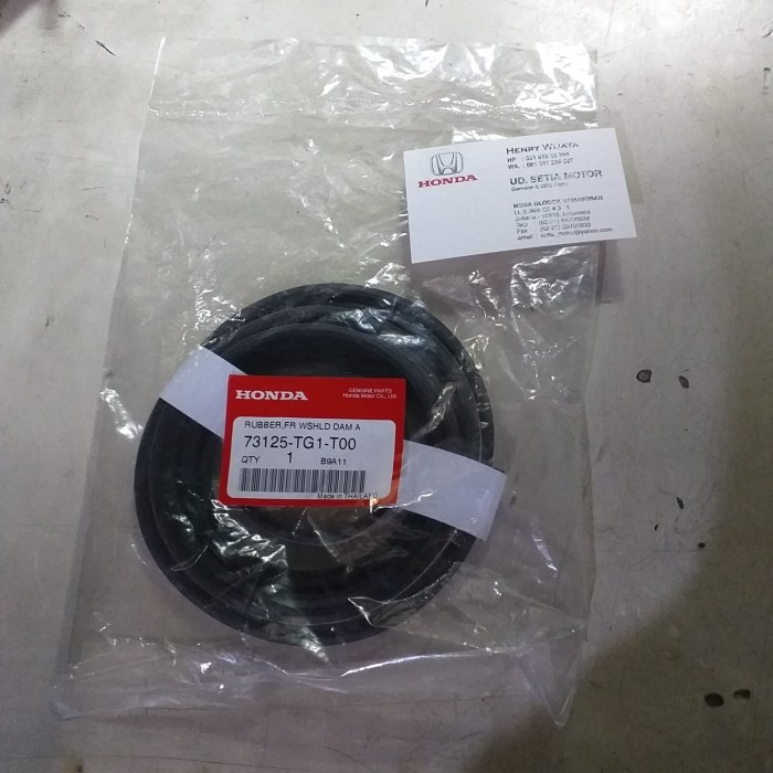 karet List kaca depan Honda Brio mobilio berkualitas