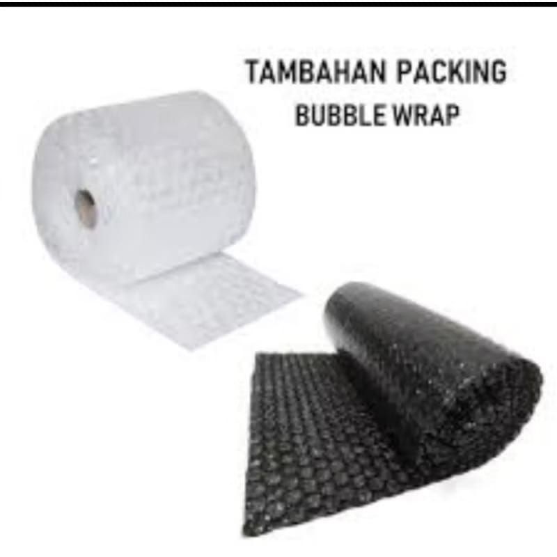

plastic bubble tambahan packing