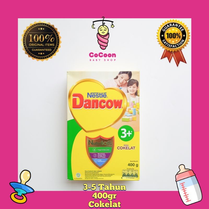 Susu Formula Anak Nestle Dancow Nutritods 3+ 3-5 tahun Coklat Cokelat 400 g 400gr