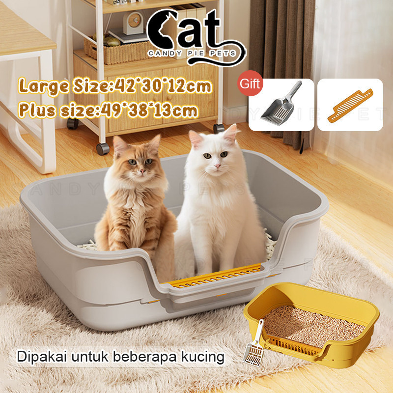 Big Size Pet Litter Box Ekstra Besar 50CM Bak Pup Kucing Jumbo