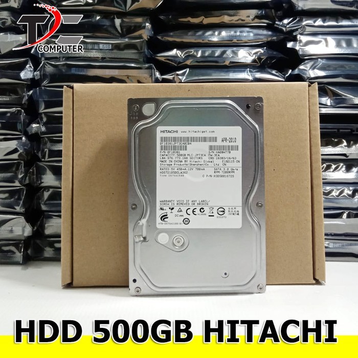 Hardisk / HDD PC 3.5" 500GB SATA HITACHI - 500GB HITACHI