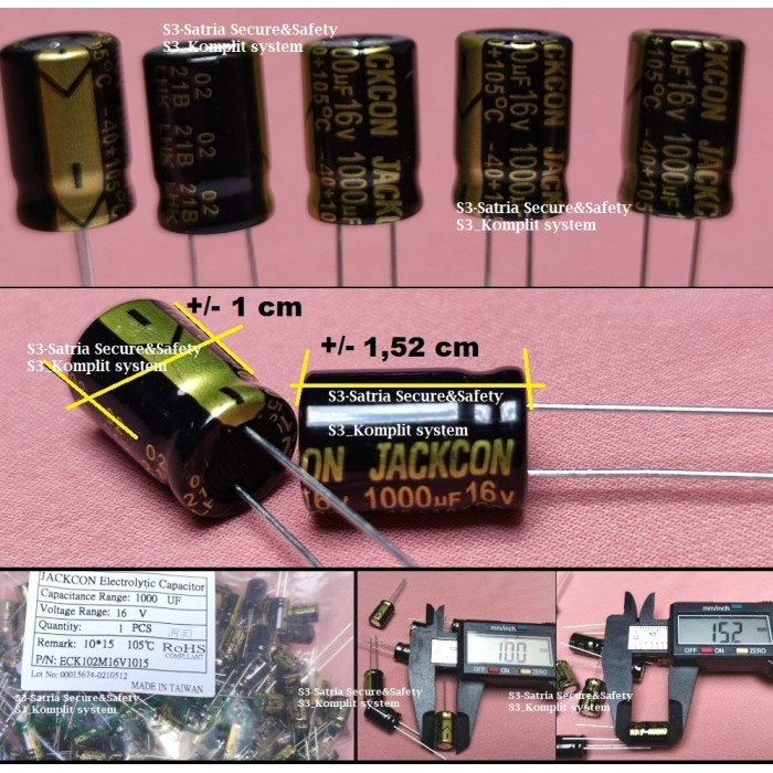 Elko 1000uf 16V elco 16V1000uf 1000 uf 16 v 16vol 1000uf16V
