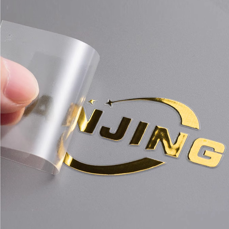 

100PCS Custom Transfer 3D Sticker Shiny Gold Silver Transfer Sticker Brand Company Logo Wedding Personalized Transfer Stickers