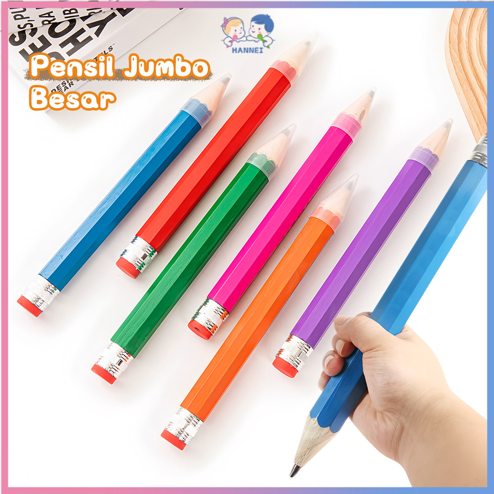 

Hannei Pensil Jumbo Dekorasi Alat Tulis Kreatif Anak Jumbo