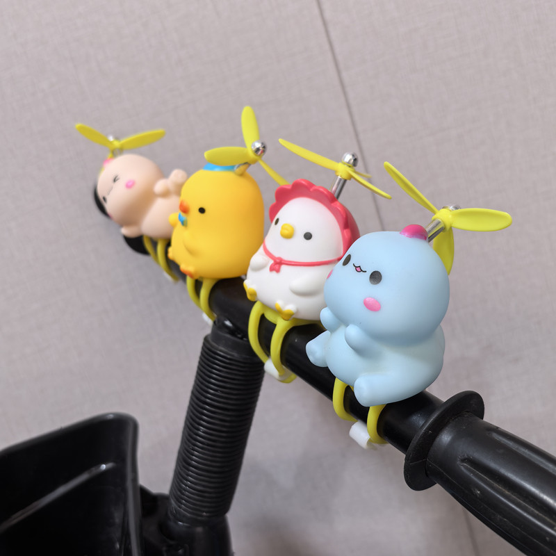 Dekorasi Helm Motor Dino Lucu/Stiker 3D Karakter Kartun/Aksesoris Unik untuk Pengendara