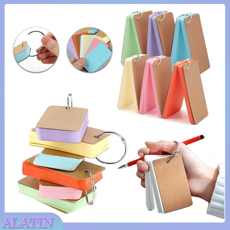 

Kosong Kartu Belajar Sticky Notes Belajar / Kartu Kosong Blank Stiky Notes / Flash Card Papper Keychain Memo Note