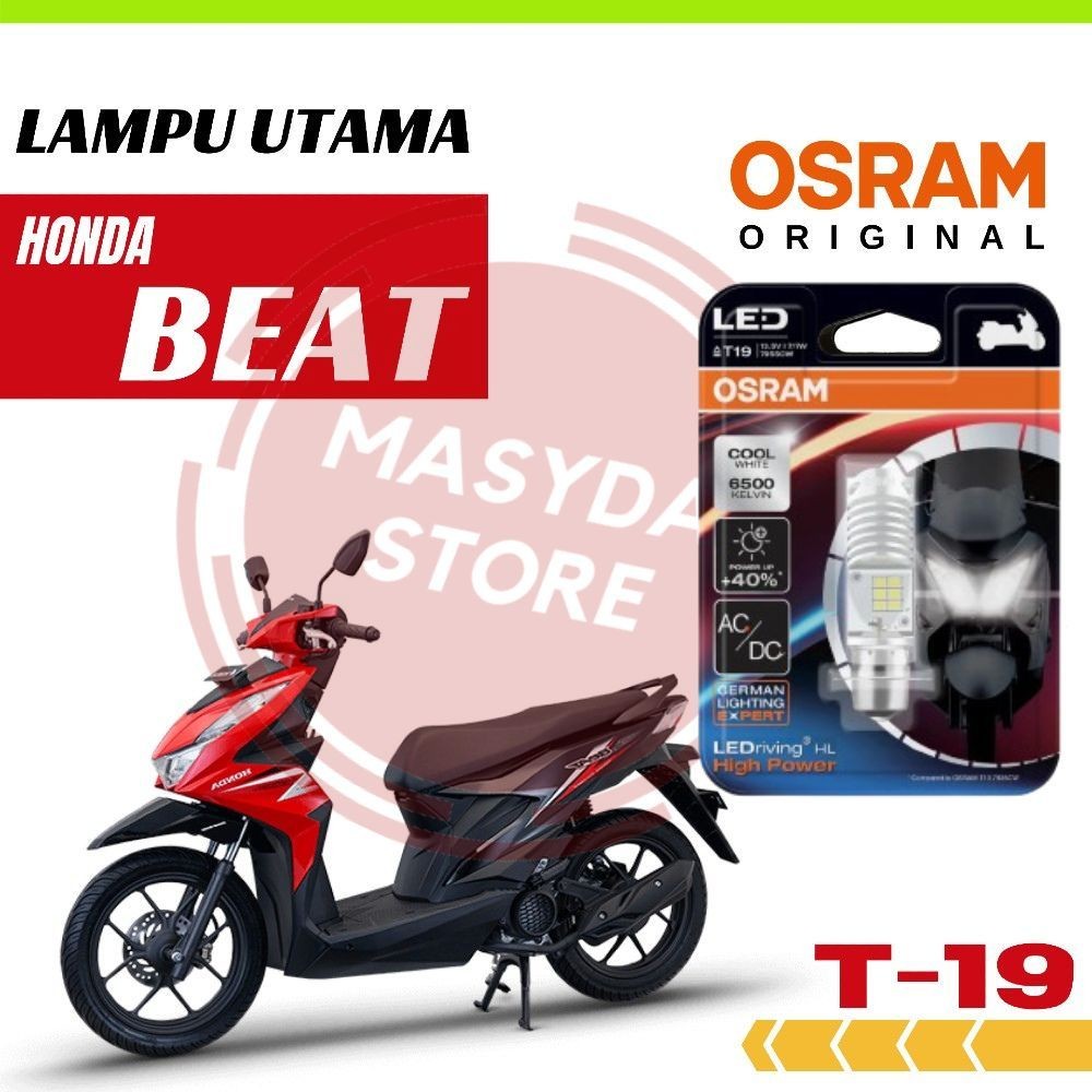 Lampu LED Osram Motor Honda Beat 2012-2018 Hemat Aki
