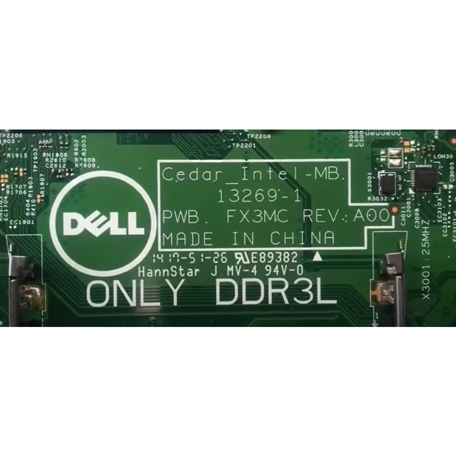 IC Bios DELL Inspiron 14 3442 + 3542 Kode board  : Cedar_Intel-MB 13269-1 PWB FX3MC Rev: A00