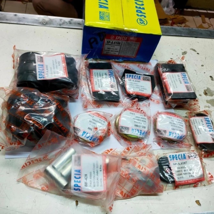 Part-cod karet body mounting chasis set Suzuki Jimny katana