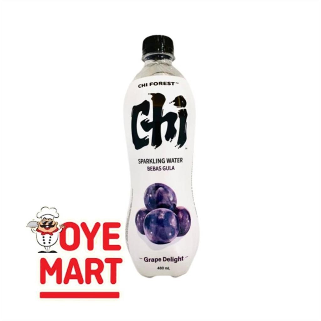 

CHI FOREST SPARKLING WATER GRAPE DELIGHT 480ML/RASA ANGGUR