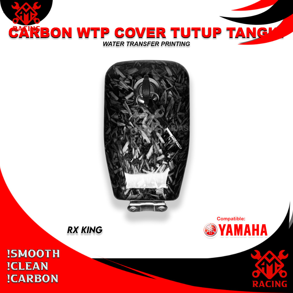 AMH_RACING - TUTUP TANGKI TANKI RX KING CARBON KARBON FORGED