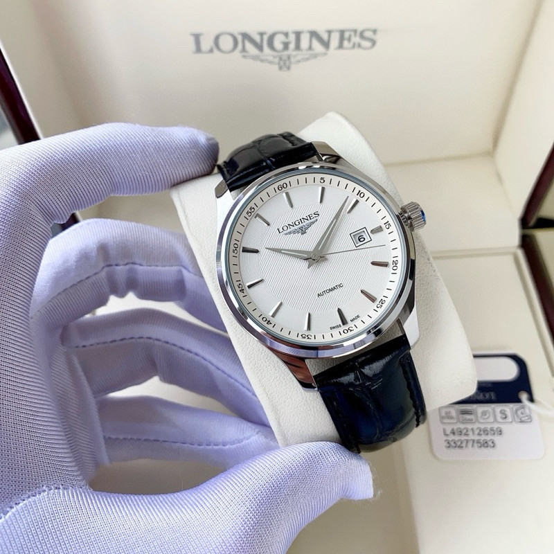 Pre order 2 minggu LONGINES men’s watch jam tangan pria jam tangan kulit jam tangan rantai fashion p
