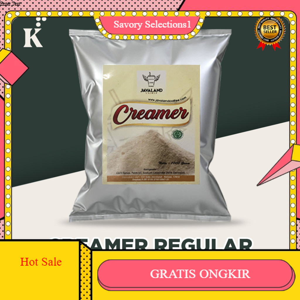 

【SAVORY】DISKON!! Creamer Bubuk REGULAR Javaland Kopi Teh susu 1kg