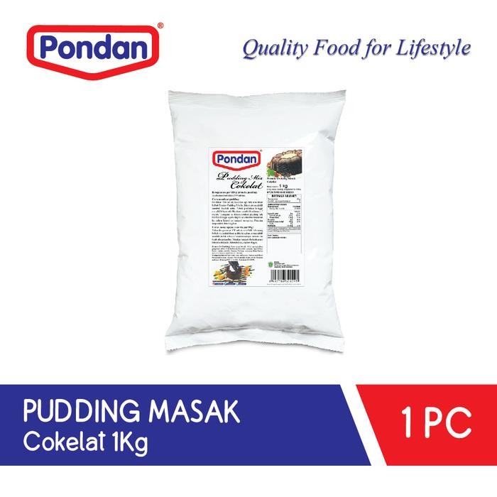 

Pondan Pudding Masak Mix 1 Kg - Cokelat