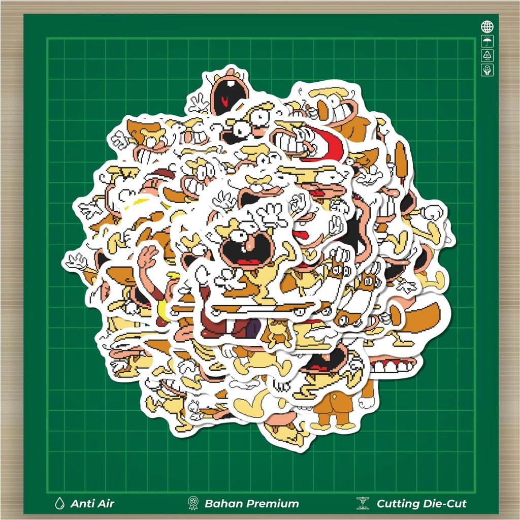 

HOT 50 PCS STIKER Stiker Pizza Tower V14 Stiker Fashion Cars Decal Dingin Kartu Album Custom Vinyl Anti Air- Sticker Aesthetic Buku Journal Koper Casing HP Tablet Laptop Helm Motor Botol Minum