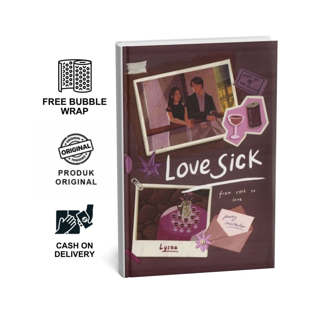 Novel Fiksi Love Sick - Lysaa Butterflies Books