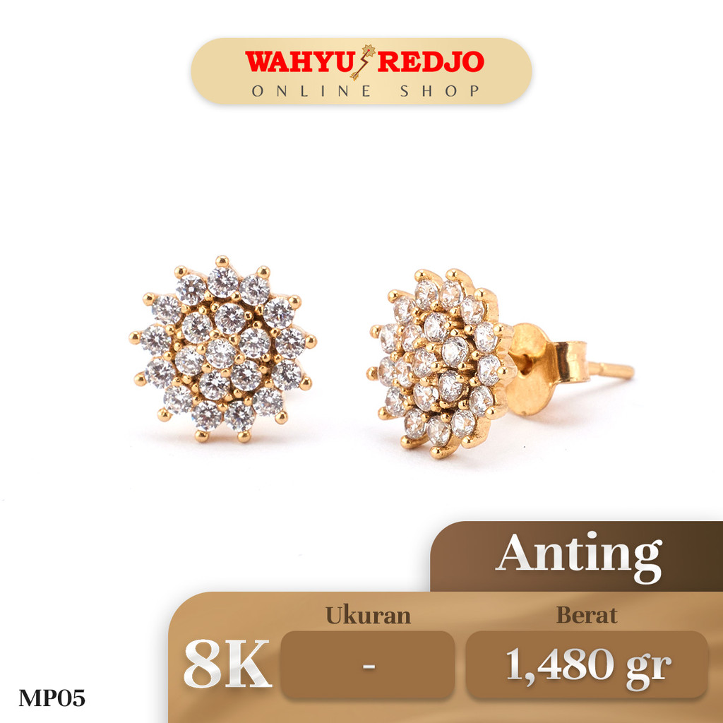 Anting Tusuk Emas Kadar 8K Wahyu Redjo AN-8K-28303817