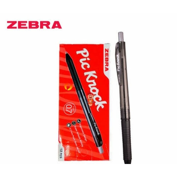 

1 Pack/ 12 Biji Pulpen Mekanik Picknock Zebra/ Safari Pick Now