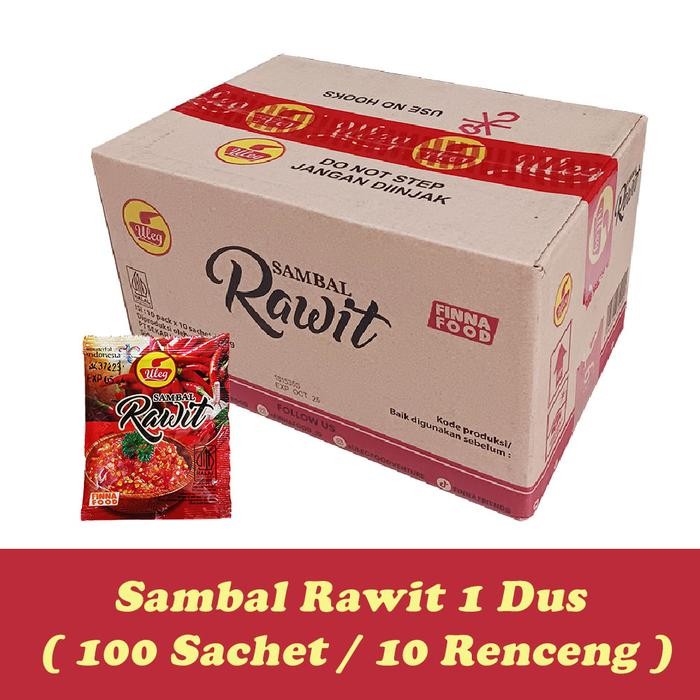 

Finna Sambal Uleg Sachet 10 Renceng ( 1 Dus / 100 Sachet ) Terasi Rawit Pedas Geprek Rendang Udang FinnaFood - Rawit