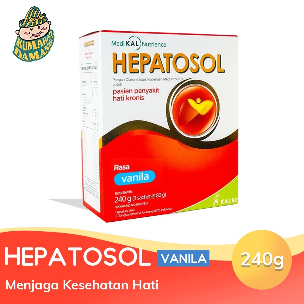 

Hepatosol Vanila 240 gram