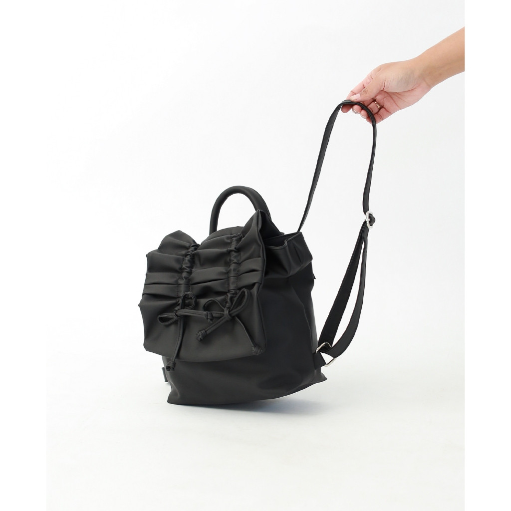 Tako Handmade - Dual Function Ribbon Backpack - Mi Cha Bag Bisa Ransel Dan Selempang