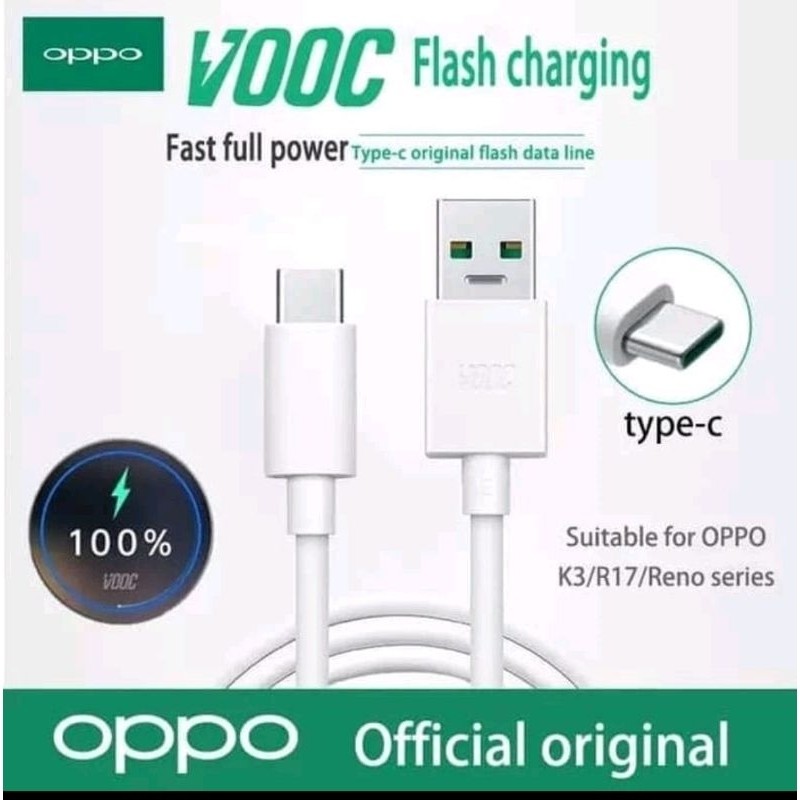 KABEL DATA CABLE OPPO A53 A33 A92S A54 A77S DLL TIPE C ORIGINAL / Cabel Cable Data Carger Casan Cas 