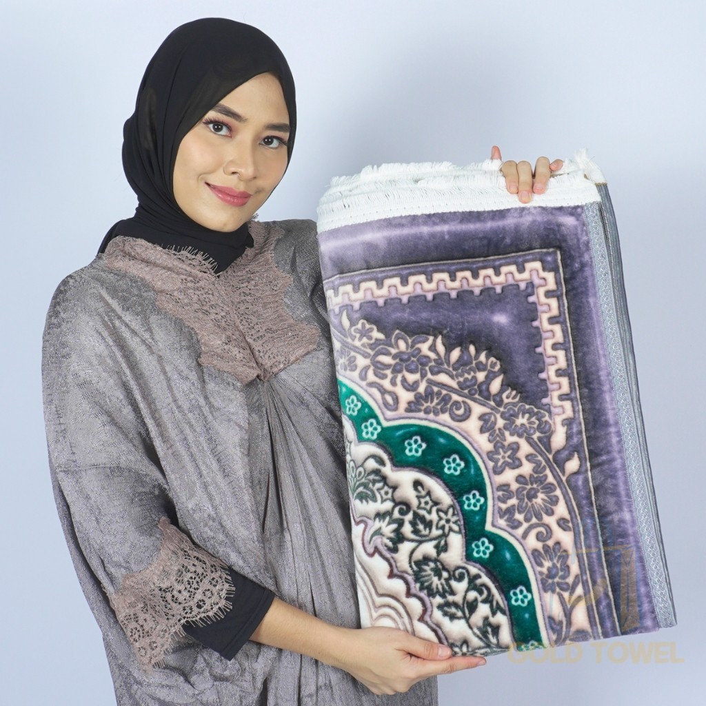 Sajadah Dubai 5D Premium AL-JEDDAH 80x120 Cm Sajadah Dewasa Sajadah Tebal