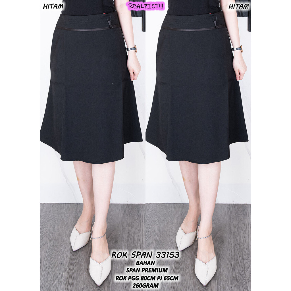 ROK SPAN 33153  #pakaian setelan dress atasan blouse kemeja