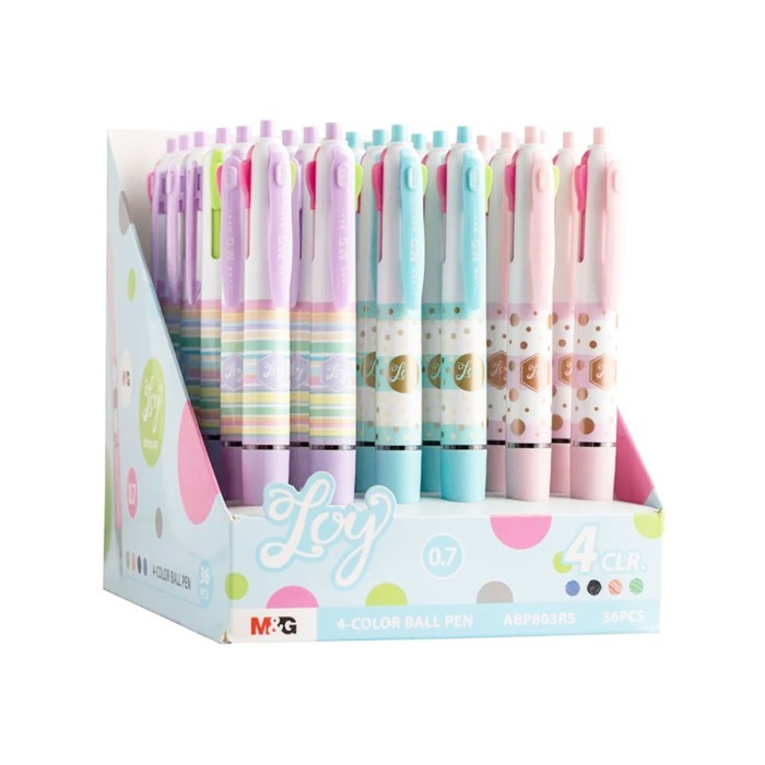 

Ballpoint M&G Pen Barel ABP803R5 Pena 0.7mm Pena Colorful