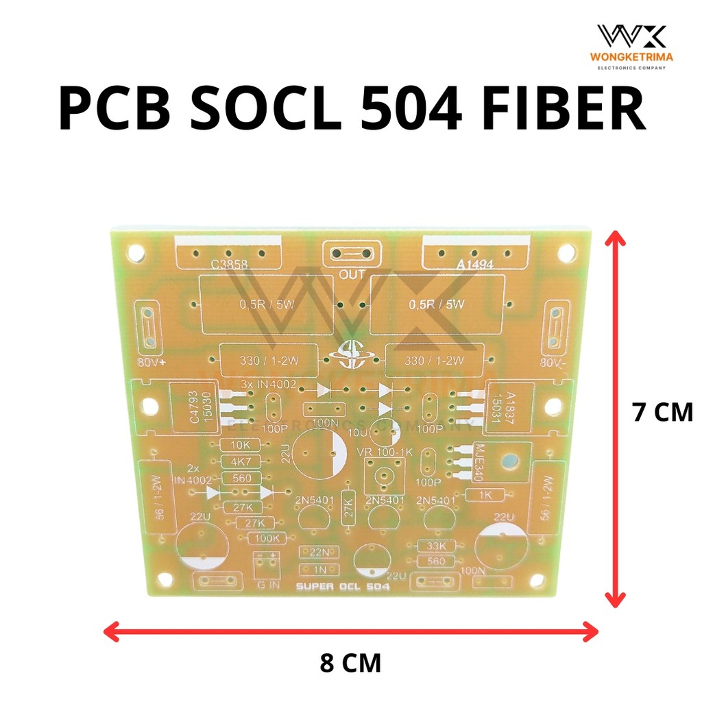 PCB SOCL 504 FIBER PAPAN PCB OCL504 FIBER