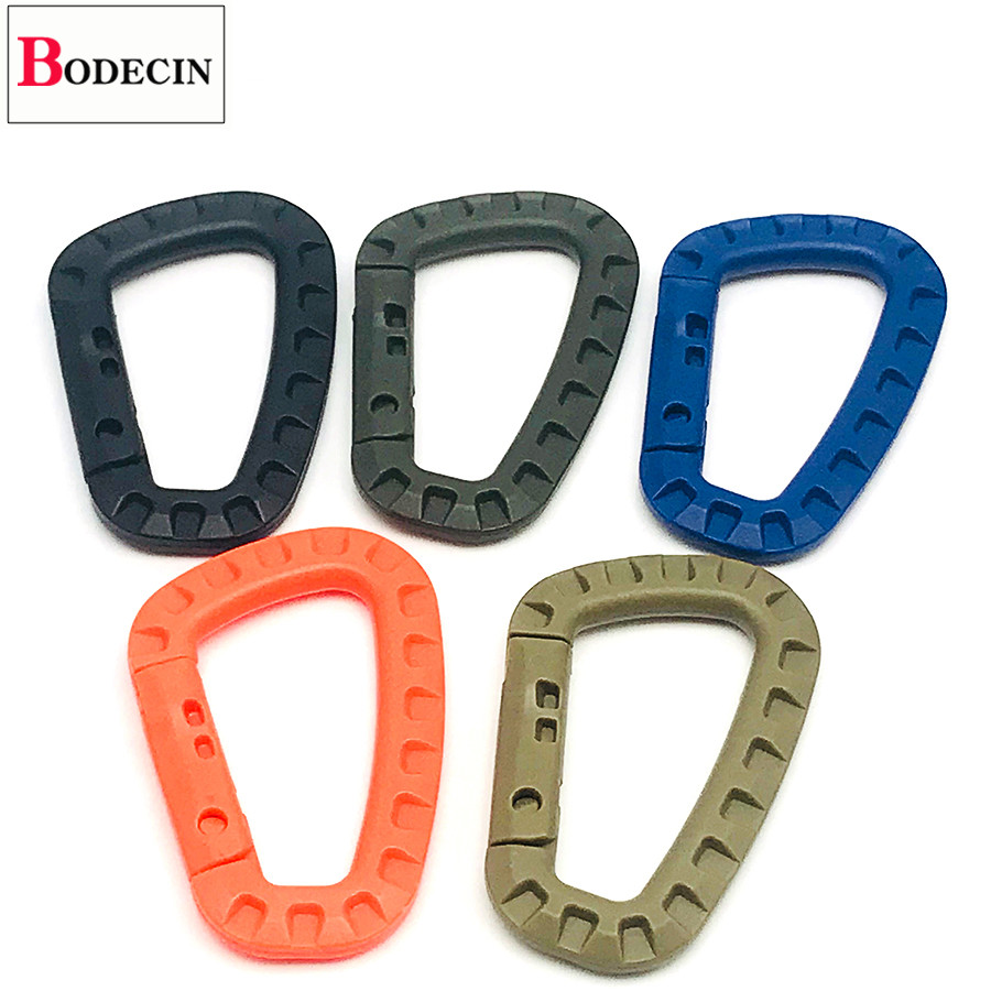 Bushcraft Outdoor EDC Survival/Tools For Camping Equipment Clip/Molle Buckle Climbing Carabiner Tact