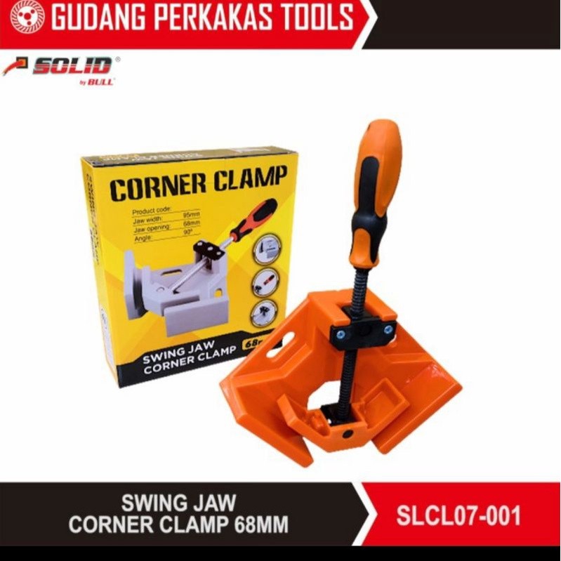 SOLID Klem kayu sudut siku / Corner clamp swing jaw SLCL07-001