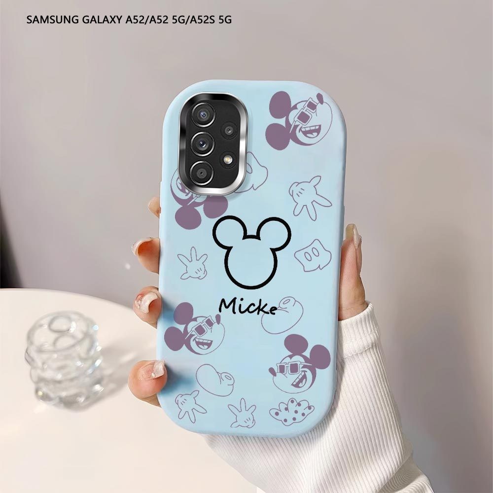 Softcase Untuk Samsung Galaxy A52 A72 A52S 5G A32 A22 A12 4G 5G M12 M22 Cartoon Mickey Minnie Back C