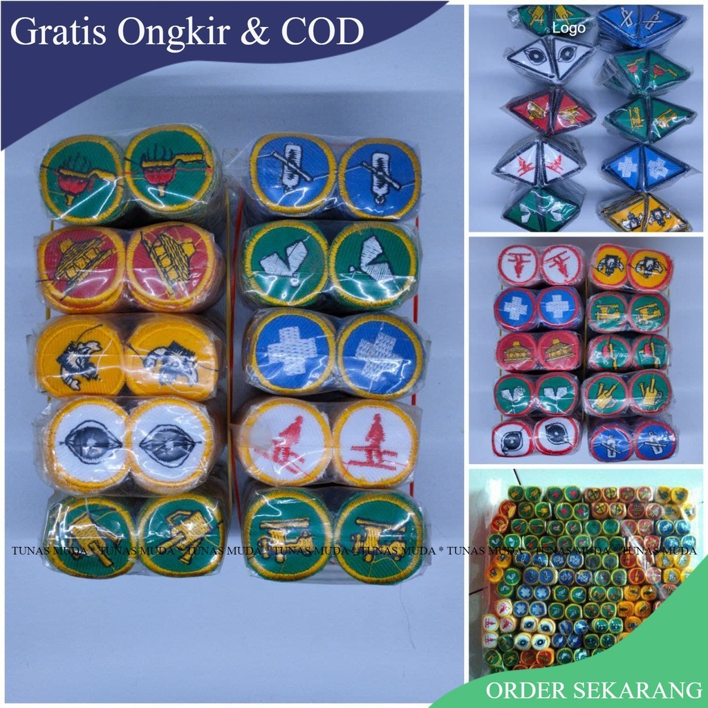 (COD) TKK Pramuka 10 Wajib Bordir (TUNAS MUDA)