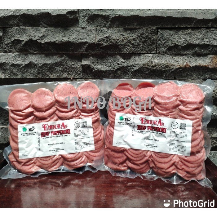 

✨TERLARIS -beef pepperoni 500 gram / beef pepperoni slice