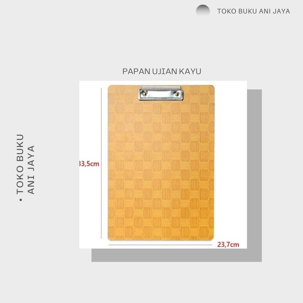 

PAPAN UJIAN BAHAN KAYU KUALITAS TERBAIK (PER PCS)