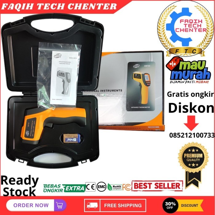 

Infrared Thermometer Benetech GM2200 Termometer Gun 2200c Data Logger