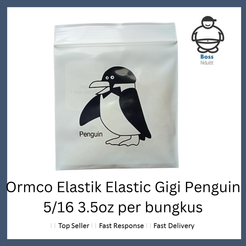 Ormco Elastik Elastic Gigi Penguin 5/16 3.5oz Per Bungkus