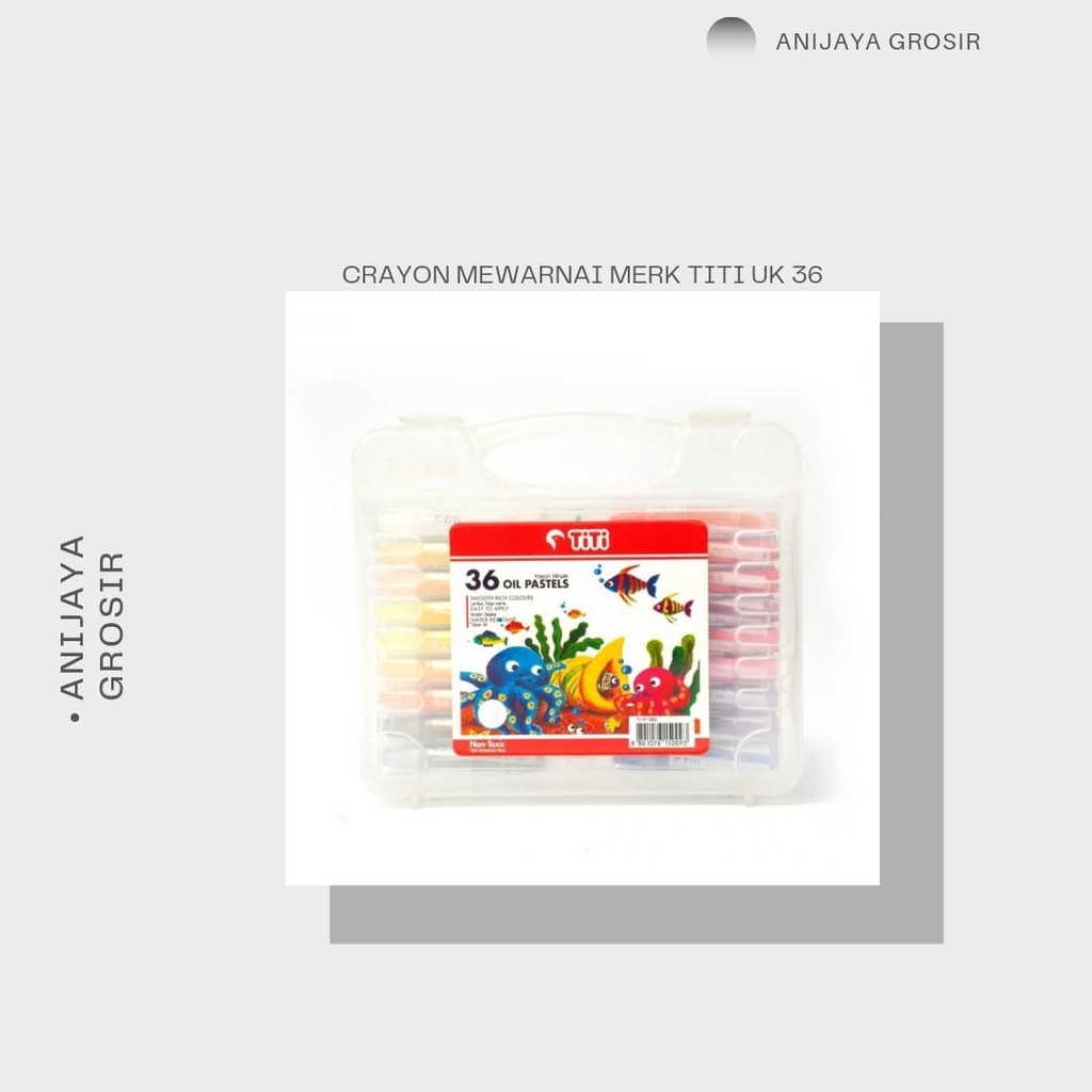 

CRAYON MEWARNAI MERK TITI UK 36 / CRAYON MEWARNAI BERKUALITAS (PER SET)